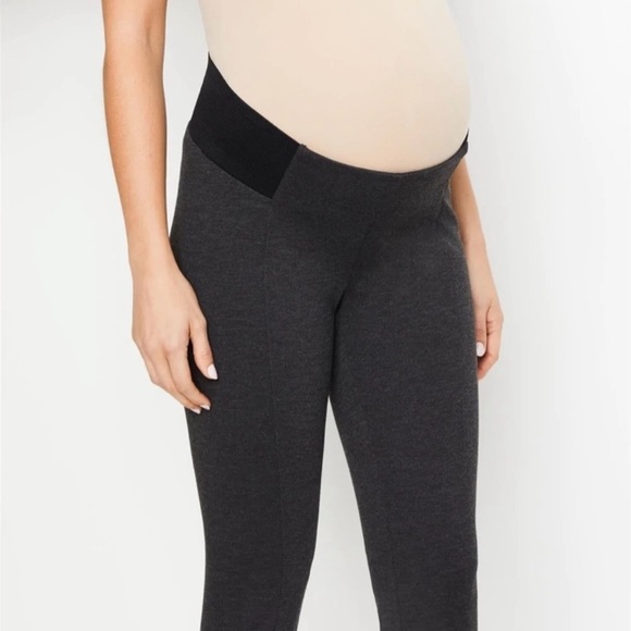 A Pea in the Pod Pants & Jumpsuits Grey Side Panel Maternity Pants